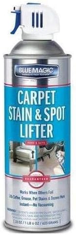 Blue Magic Carpet Stain and Spot Lifter, net wt. 22 oz. (623 g) aerosol, Case of 6 (900-C)