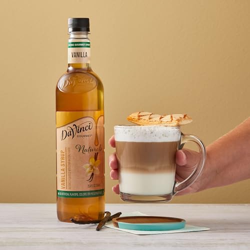 Image of DaVinci Gourmet Naturals Vanilla Syrup, 25.4 Fluid Ounces (Pack of 1)