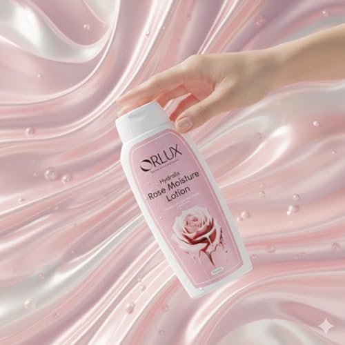 Image of Hydralis Rose Moisture Lotion | Lightweight Body Lotion with Rose Extracts | Pack of 5 (200 g Each)