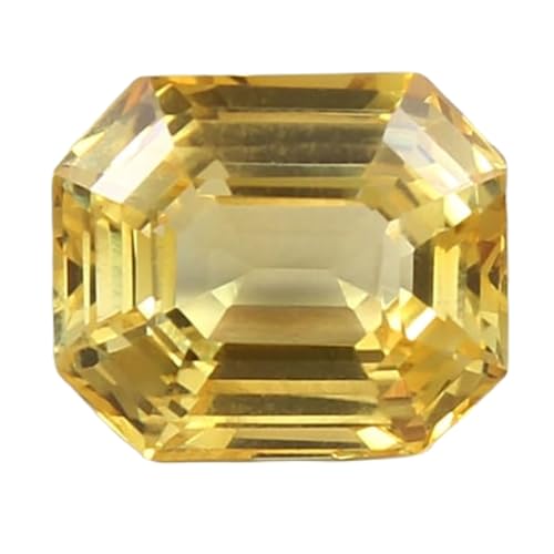 Saphir jaune de Ceylan naturel 11mm pour remplacer une pierre perdue