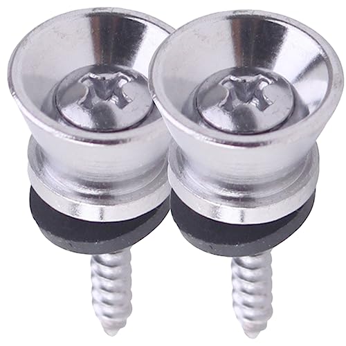 BESPORTBLE Strap Lock for Guitar Guitar Fixator Guitar Locks 2pcs Guitar Strap Mushrooms