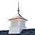 Good Directions 2126CV-742 26" Square Coventry Vinyl Victoria Copper Finial Cupola, White