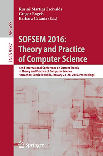 Buy SOFSEM 2016: Theory and Practice of Computer Science — BookShops.in