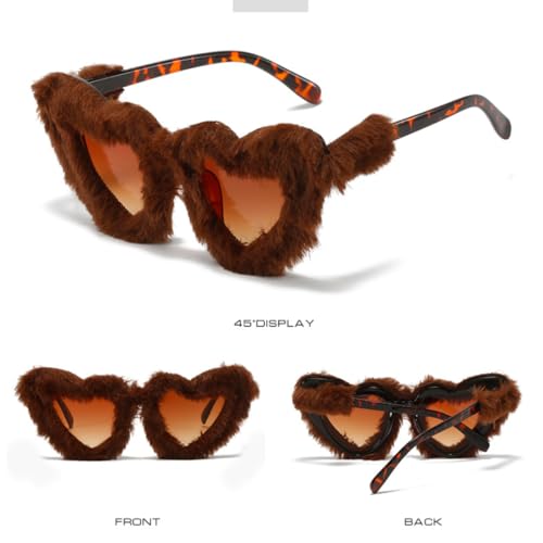 Lunettes de soleil rétro à verres roses protecteurs UV400 unisexes - 3