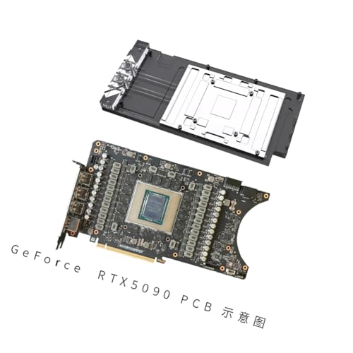 Image of Copper GPU Water Cooling Block GPU Waterblock for Asus Rog Astral GeForce RTX 5090 O32G Gaming, for Asus Rog Astral LC RTX 5090 D O32G Gaming