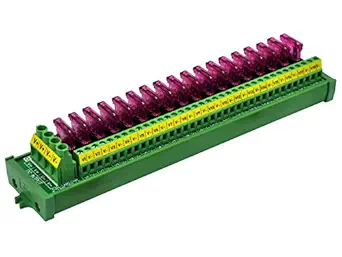 DC Power Fuse Distribution Strip Module (18 Position, Screw Mount)