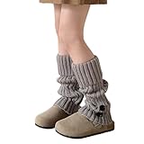 Pyasuye Leg Warmer Stockings Retro Socks Fashion Retro Socks Knitted Leg Covers Children Crochet Stockings for Girls 3-13 Year
