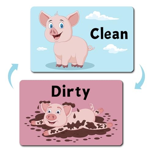 Imán cartoon cerdito para lavavajillas, doble cara