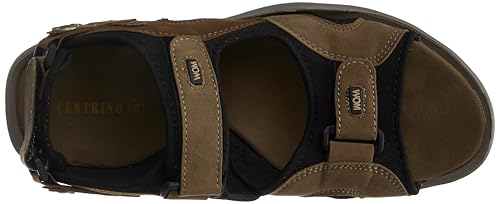 Image of Centrino Sandals for Men |Comfortable Sandals with Grip Insole & Quality|Flat Casual Sandals With Adjustable Velcro Closure For Easy Wear With Flexible Fitting And Trendy | Stylish Men's Casual Sandal With Unique Sole Design for Office & Travel (3263)