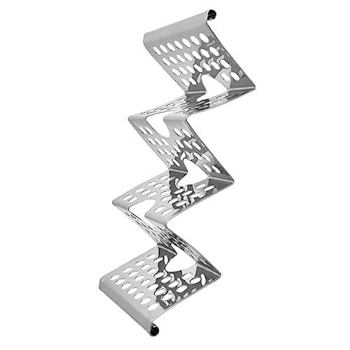 HAKIDZEL Food Store Supplies: Metal Pancake Stand Stainless Taco Rack Chicken Roll Holder Taco Holder for Home Hotel