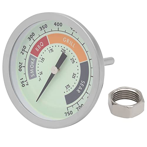 MOASKER 3 1/8 inch Grill Thermometer Gauge for Char-Broil
