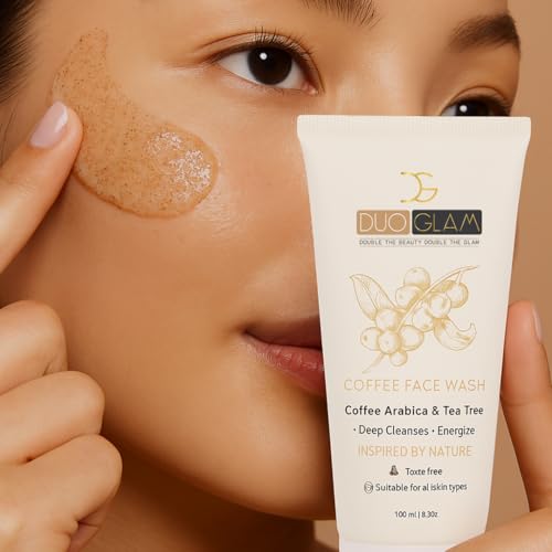 Image of Coffee & Tea Tree Face Wash 100ml | Acne & Pimple Control Cleanser for Oily Skin | Deep Cleansing, Oil Control, Brightening | Paraben & Sulfate Free | Men & Women
