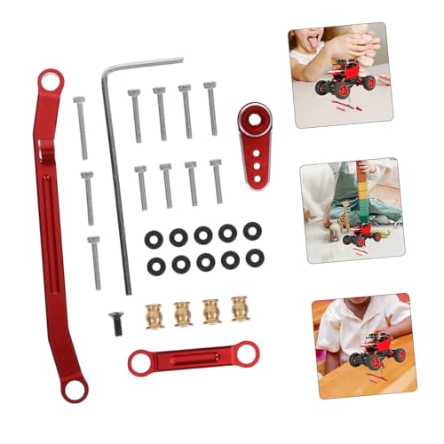 Varillaje de dirección metálico robusto para chasis compatible Axial 6