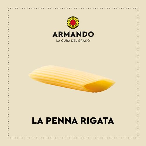 Armando, La Penna Rigata, Pasta di Semola di Grano Duro Trafilata al Bronzo di Filiera 100% Italiano - 12 confezioni da 500 gr - Immagine 1