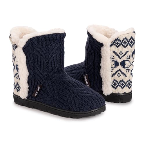 MUK LUKS Women's Cheyenne Tread Boot Slipper3