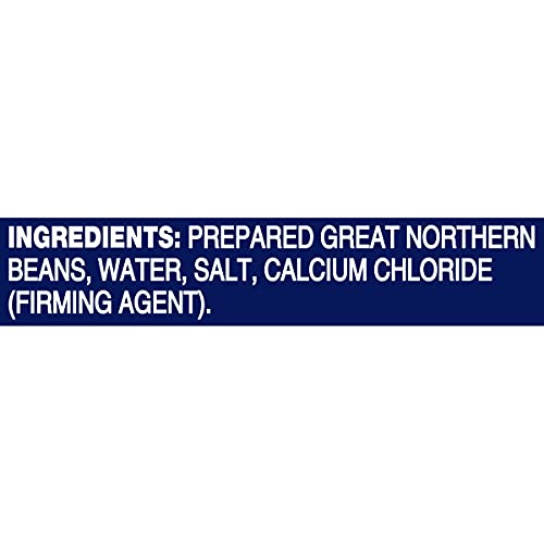 Image of BUSH'S BEST Canned Great Northern Beans (Pack of 24), Source of Plant Based Protein and Fiber, Low Fat, Gluten Free, 15.8 oz