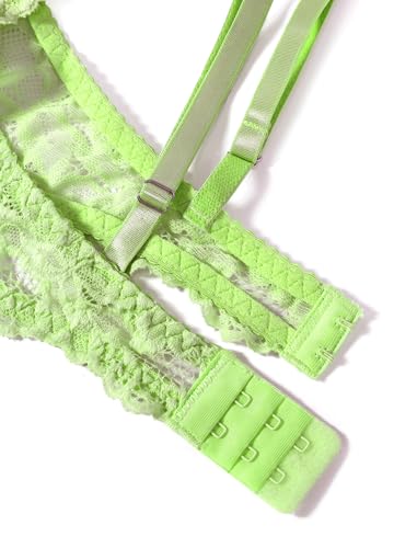 Image of Avidlove Sexy Lingerie Set for Women Lace Bra and Panty Sets Underwire Push Up Lace Lingerie Set XS-XXL