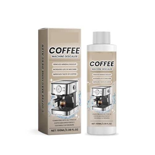 Agente Descalcificador For Máquina De Café, Agente De Limpieza Específico For Máquina De Café, Agente De Limpieza Y Restauración De Manchas A Escala De Agua, 100ml