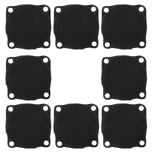 SHINEOFI Almohadillas de Goma para Compresor de Aire, 8 Piezas, Juntas de Presión Automáticas Antivibración Compatibles, Accesorios para Mantenimiento y Reparación de Bombas Neumáticas