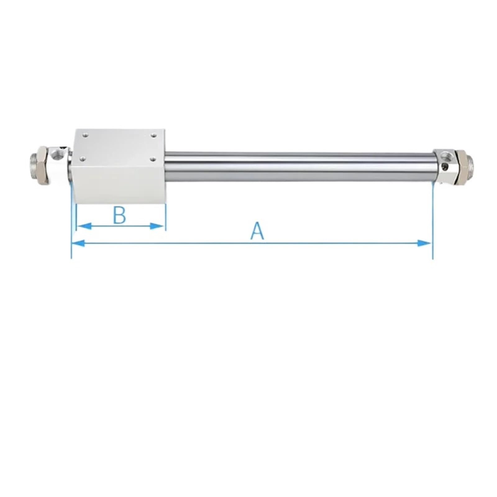 Cilindro sin vástago de acoplamiento magnético RMS | Cilindro sin vástago de acoplamiento magnético RMS(Stroke 800mm,Bore 20mm)