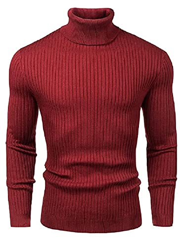 Image of NORTHWIND Men's High Turtle Neck Cotton T-Shirt