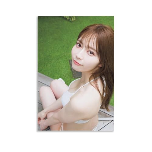 水瀬さらら 水着 写真 ポスター 壁アート キャンバス プリント リビング 寝室 ダイニングルーム バスルーム ホーム装飾 壁掛け08x12inch(20x30cm)のサムネイル