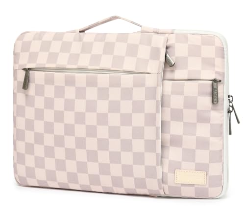 Funda laptop 41 cm de cuadros para el trabajo diario y viajes en oficina