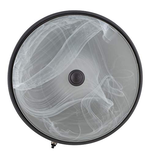 RecPro 12V LED RV Ceiling Light with Swirl Globe #TOP30