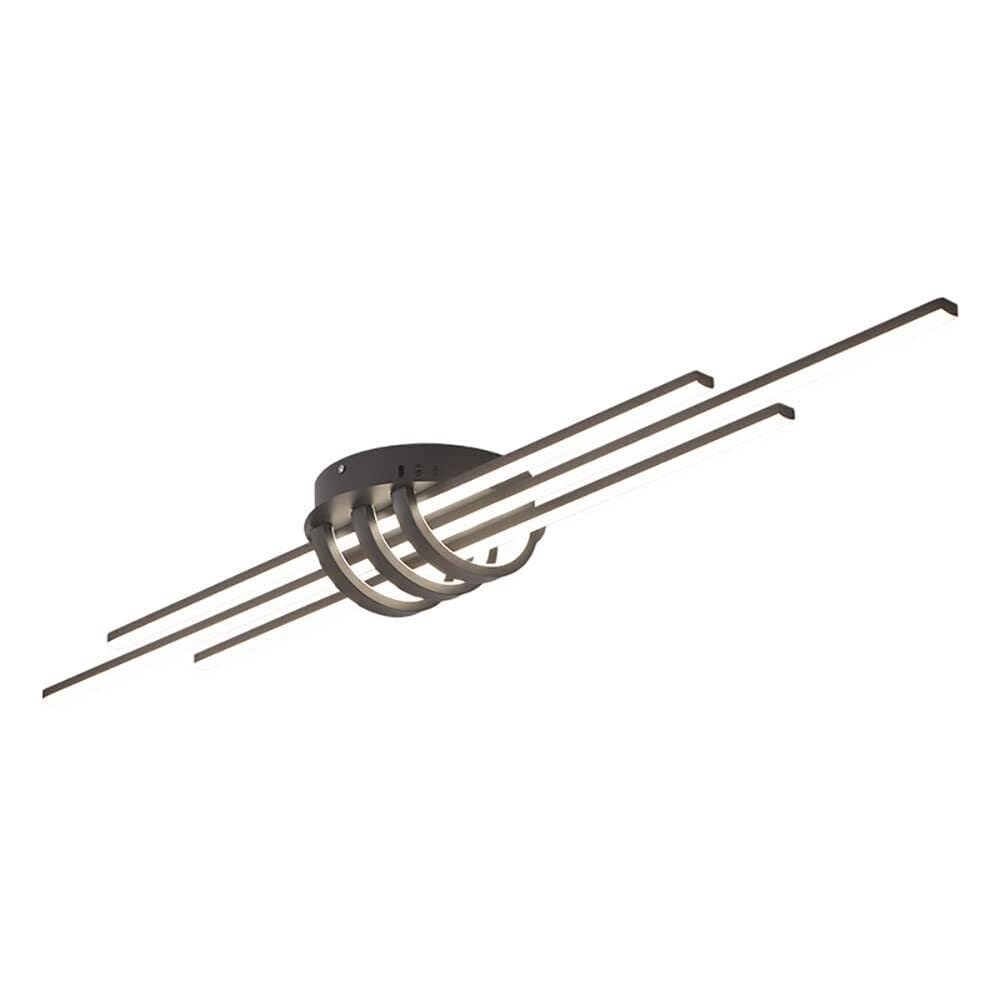 Plafonnier LED 37W à barre droite moderne 6000K salon