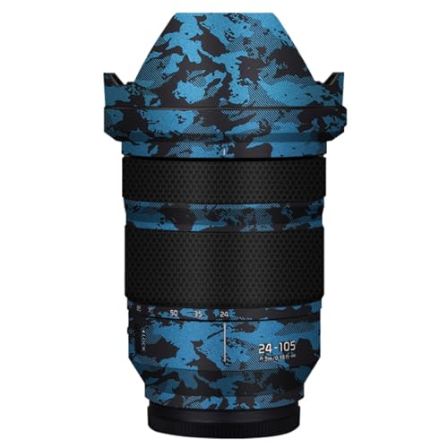 Skin Lumix S 24-105mm F4 : protection vinyle bleu nuit adhésive