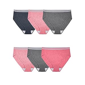 Fruit-Of-The-Loom-Womens-Fit-for-Me-Plus-Size-Underwear Fruit of the Loom womens Fit for Me Plus Size Underwear, Hi Cut - Cotton Assorted, 11 US