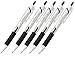 Uni-ball Jetstream Extra Fine Point Retractable Roller Ball Pens,-rubber Grip Type -0.5mm-black Ink-value Set of 5 (With Our Shop Original Product Description)