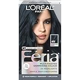 L'Oreal Paris Feria Multi-Faceted Shimmering Permanent Hair Color Kit, 411 Downtown Denim