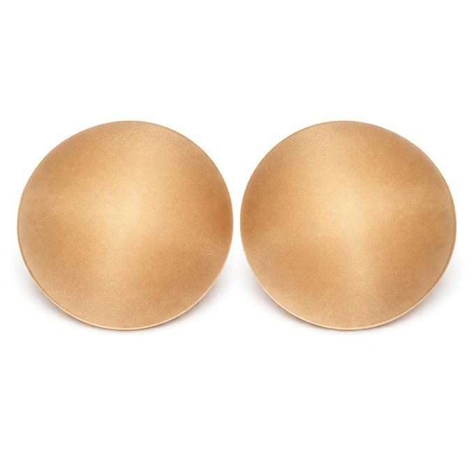 Womens Round Bra Pads Blouse Cups Soft Foam Padded Inserts for Saree Blouse, Lehenga & Dresses Set of-2 Pair