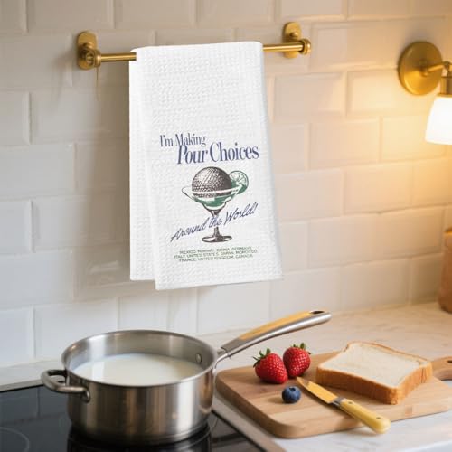 Serviette de cuisine microfibre absorbante et torchon imprimé - 8