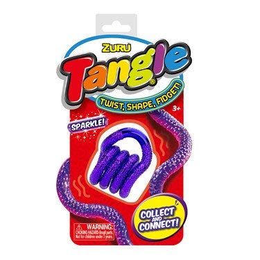 Preisvergleich Produktbild Tangle Zuru Sparkle Fidget Lila Anti-Stress Spielzeug