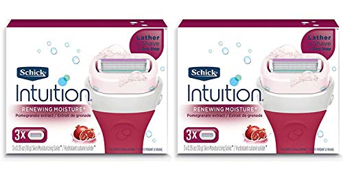 Schick Intuition Razor Refill Cartridge Pomegranate 6 Blade