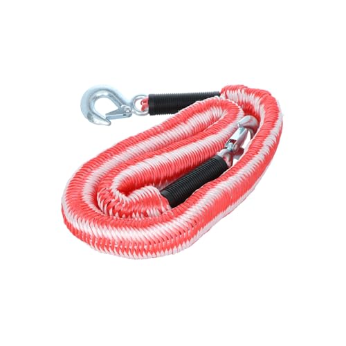 CARPOINT 0178749 Abschleppseil 2800 1.5-4 Meter mit Haken mit Aufbewahrungstasche Abschleppgurt Auto SUV