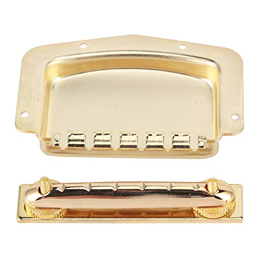 Housse de pont de queue, accessoire de guitare électrique à 6 cordes facile et pratique pour les familles et les amis pour remplacer la housse de guitare endommagée, sale ou ancienne (or)