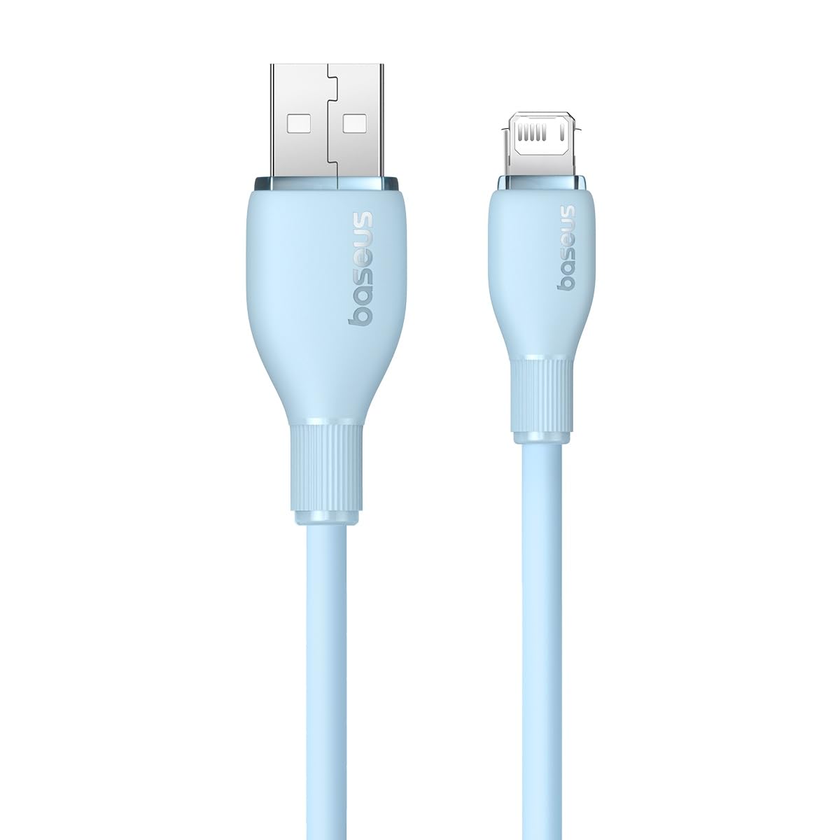 Baseus Pudding Hızlı Şarj Özellikli Lightning Kablo 2.4A, 1.2 Metre, Mavi