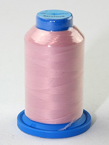 Hilo elástico para coser Mettler Seraflock 1000m rosa bebé miniatura 1