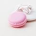 RG-FA Carino Macaron torta forma scatola orecchini anello collana gioielli deposito vetrina - rosa