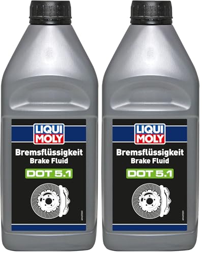 Liqui Moly Bremsflüssigkeit DOT 5.1 | 1 L | Bremsflüssigkeit | Art.-Nr.: 21162 (Packung mit 2) – Ansicht 1