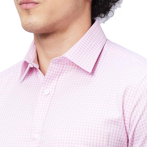 Image of Raymond Slim Fit Self Design Dark Maroon Shirt