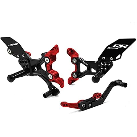 Motorcycle Adjustable Rearsets Foot Pegs For BMW S1000RR K67 2019 2020 2021 Motorcycle Aluminum Footrest Adjustable Rear Sets Foot Pegs (Color : Style3) Cover