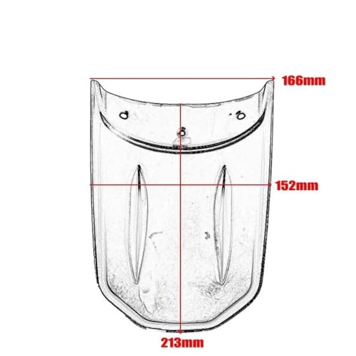 Extension de garde-boue pour éviter radiateur percé CB650R - 5