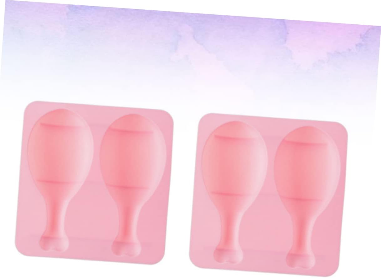2sets Chicken Leg Silicone Cake Pan Shaped Mold for Fondant Non-stick Baking 2pcs*2