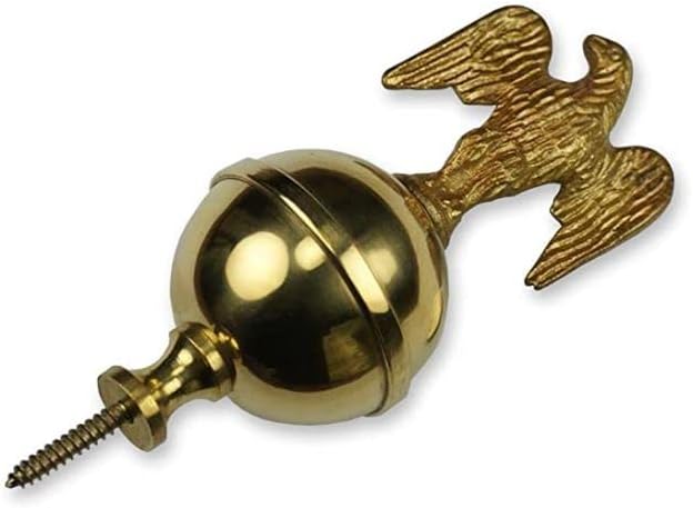 Harts Longcase Heavy Brass Finials (Eagle), Small