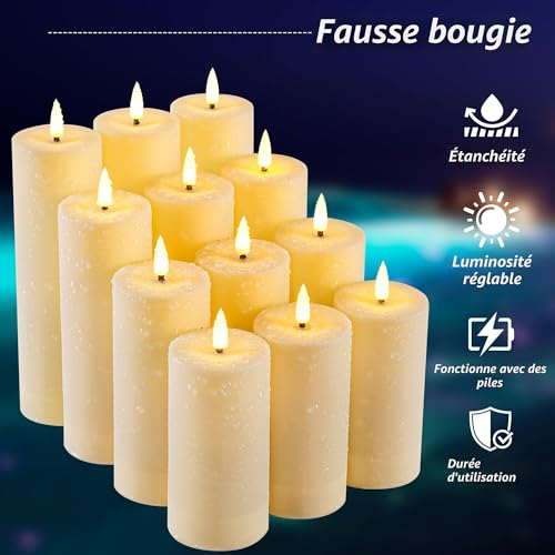 Bougies LED étanches pour illuminer vos soirées sans risque de cire ou de vent - 3