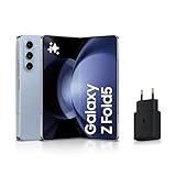 Samsung Galaxy Z Fold5 Smartphone Android 5G avec Galaxy AI, 512 Go, Chargeur Secteur Rapide 25W Inclus [Exclusivité Amazon], Smartphone déverrouillé, Crème, Version FR